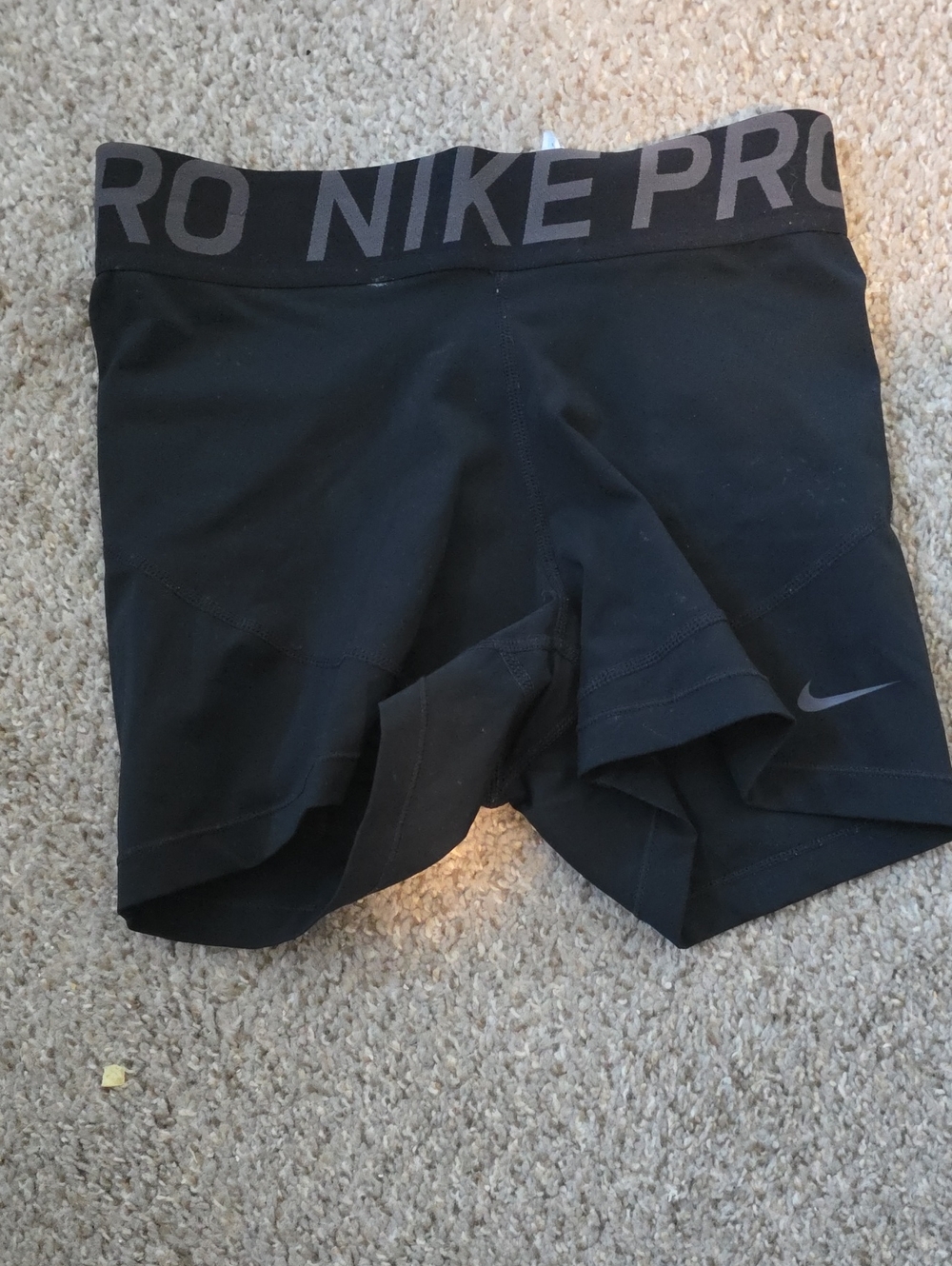 Nike Black Girls' Training Compression Shorts